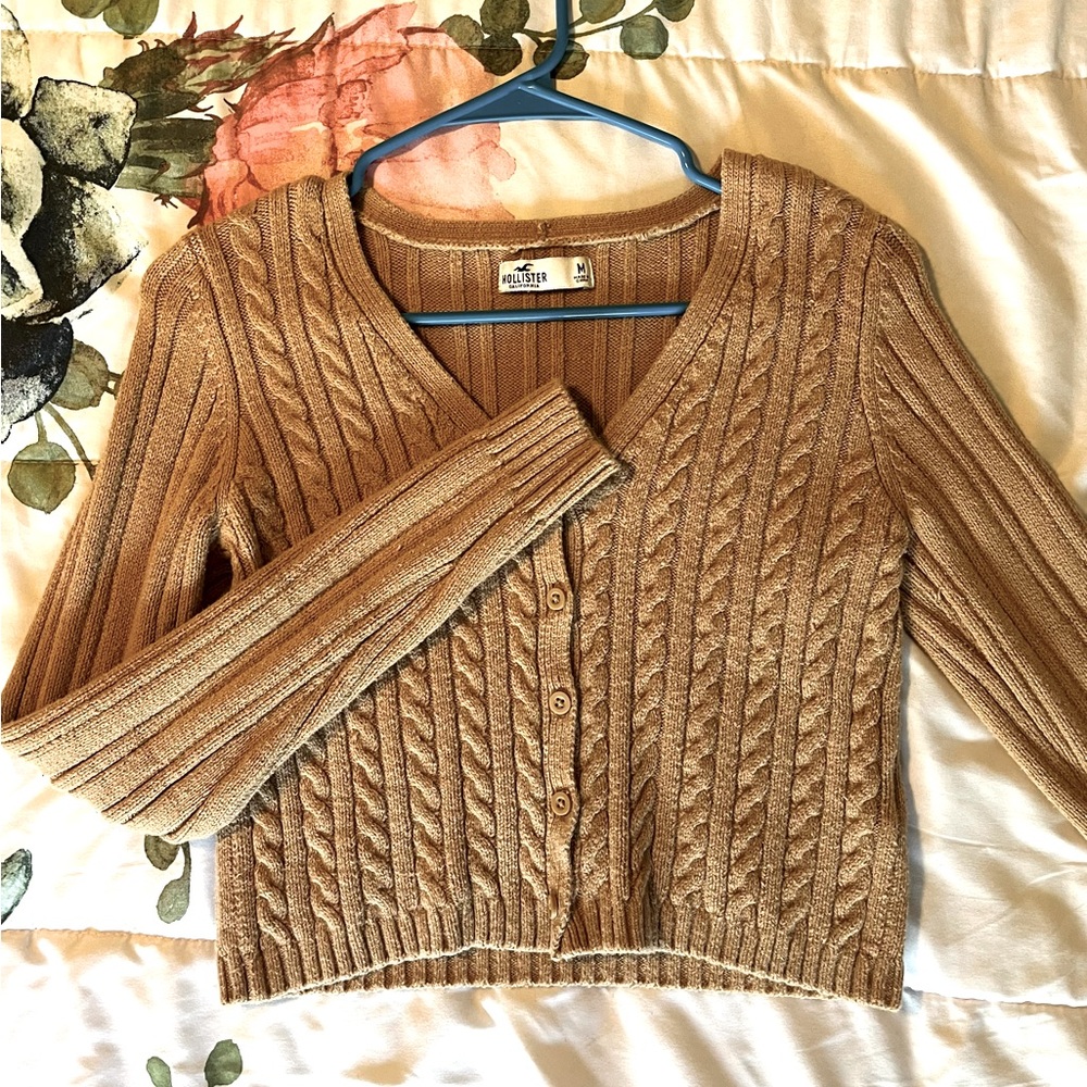 Hollister Cropped Cardigan